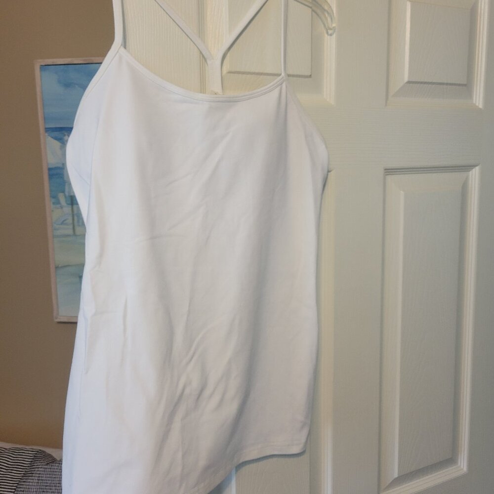 Lululemon White Tank Top
